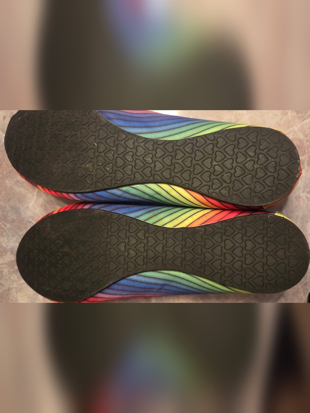 T.U.K Rainbow Striped Ballet Flats - Women's - Picture 6 of 6